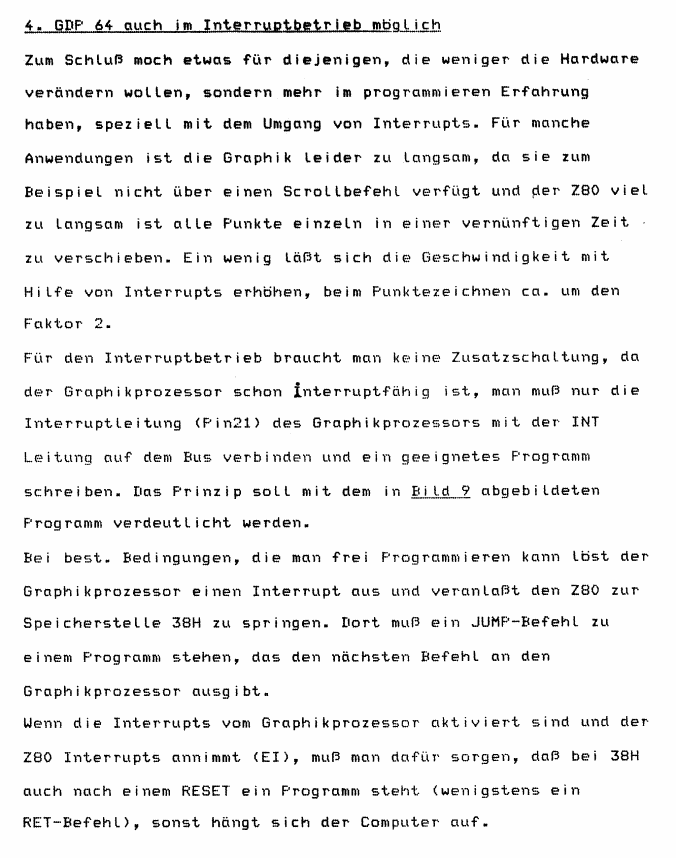 Doku of extension of GDP64