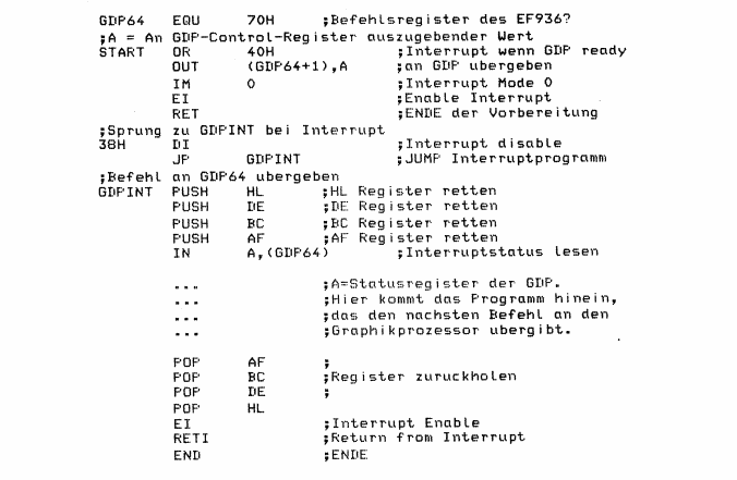 Doku of extension of GDP64